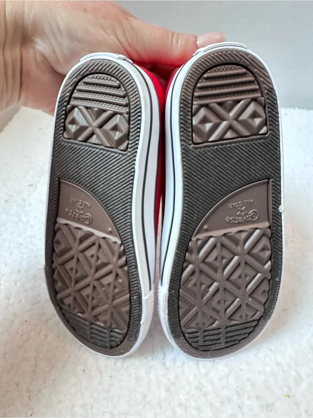 Red Baby Converse Sneakers